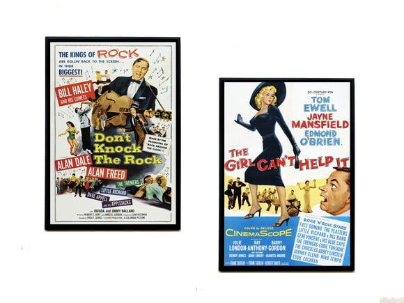 Dupla de Quadros Filmes de Rock And Roll