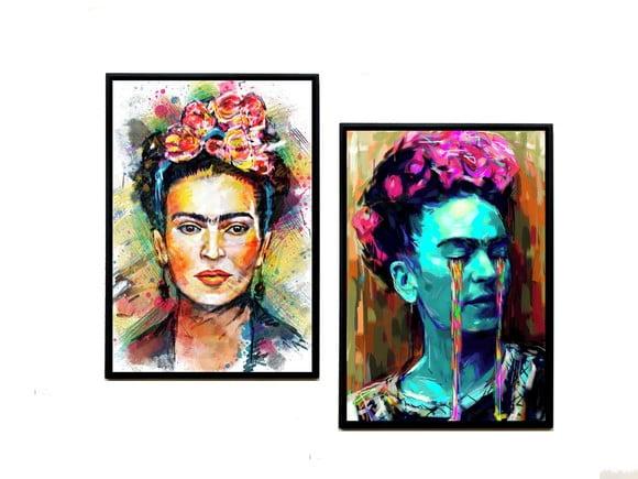 Dupla de Quadros Frida Kahlo 02