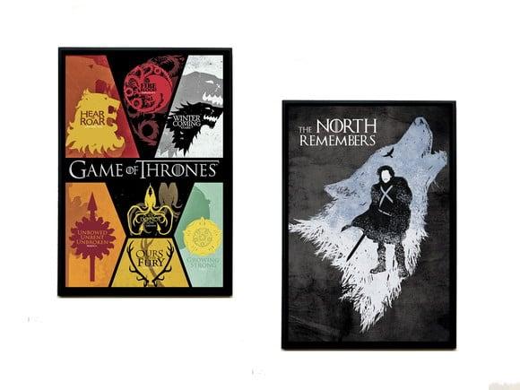 Dupla de Quadros Game Of Thrones