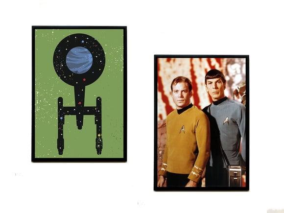 Dupla de Quadros Startrek 01