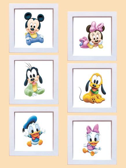 Jogo de Quadrinhos Disney Babies Fundo Branco