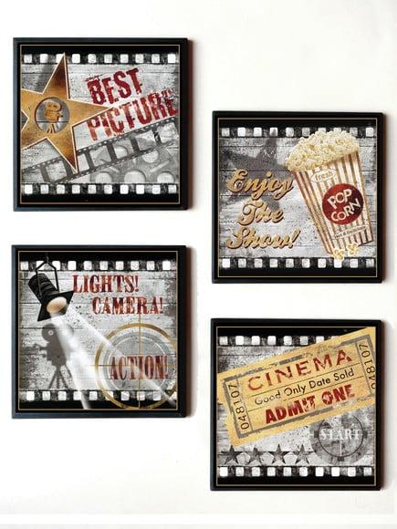 Jogo de Quadros Cinema ( Mod. 02 )