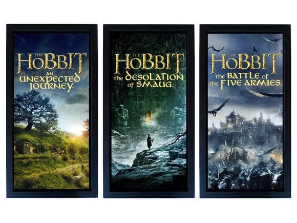 Jogo de Quadros o Hobbit Cartaz