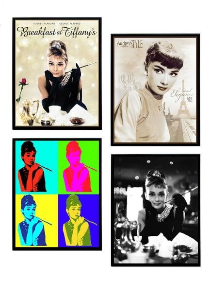 Kit de Quadros Audrey Hepburn