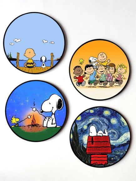 Kit de Placas Redondas Peanuts