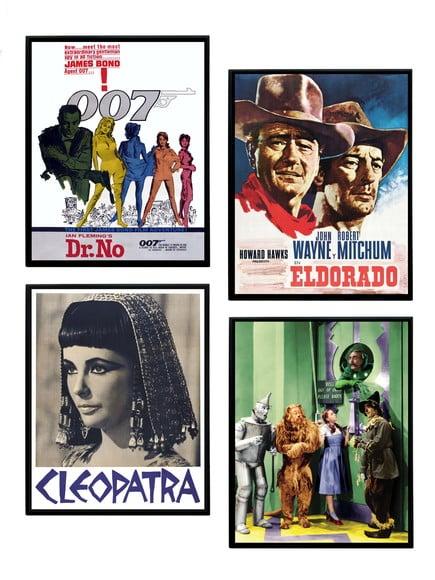 Kit de Quadros Cinema Clássicos 03