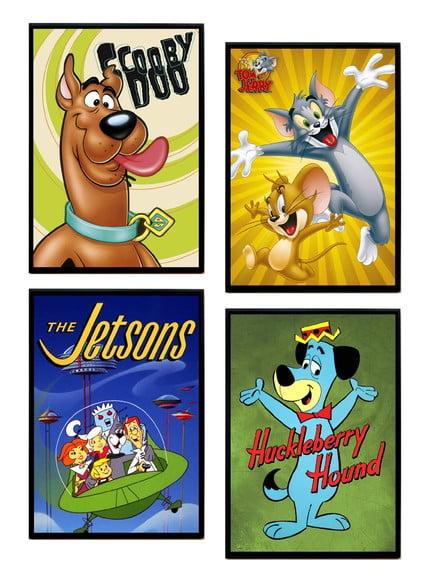 Kit de Quadros Desenhos Hanna Barbera