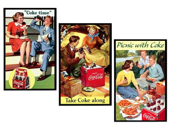Kit de Quadros Coke Vintage