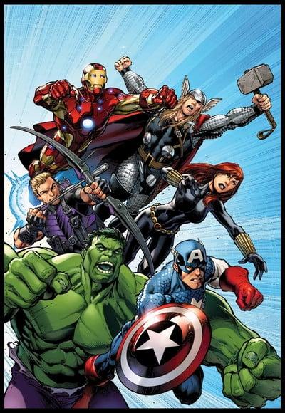 Placa Decorativa Avengers