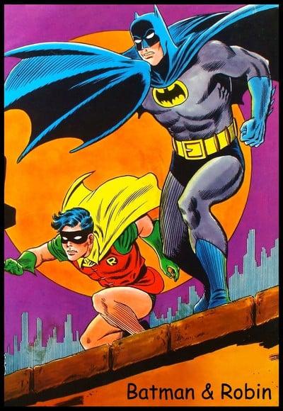 Placa Decorativa Batman e Robin