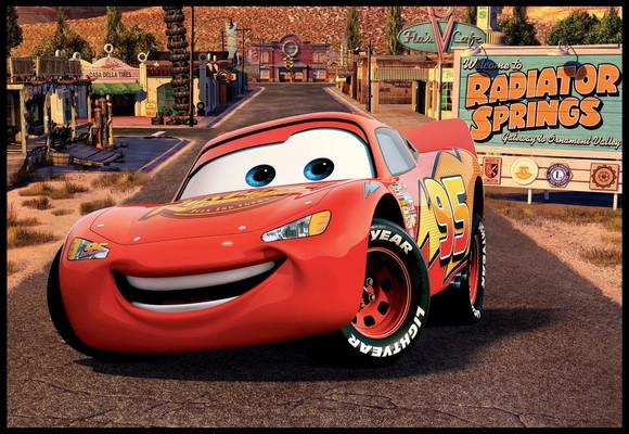 Placa Decorativa Carros Mcqueen