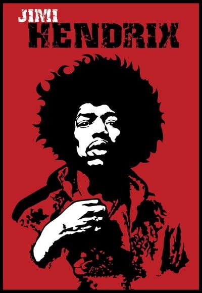 Placa Decorativa Jimi Hendrix