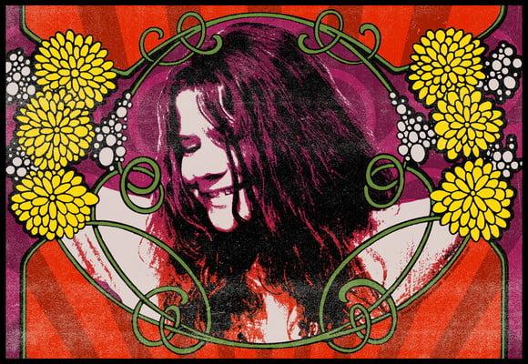 Placa Decorativa Janis Joplin