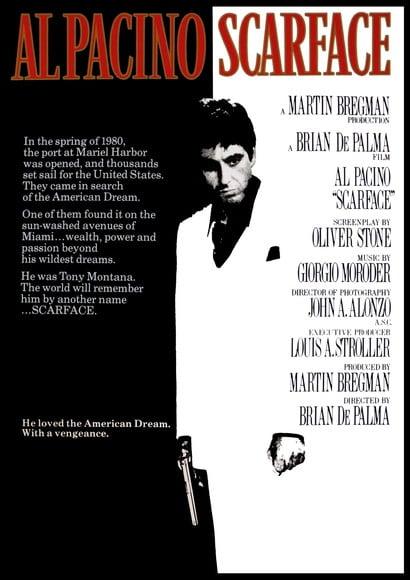 Placa Decorativa Scarface