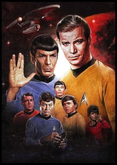Placa Decorativa Startrek