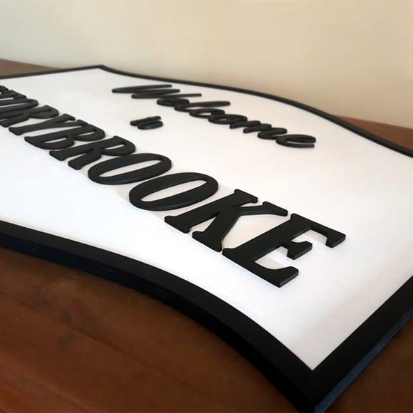 Placa em mdf Welcome To Storybrooke