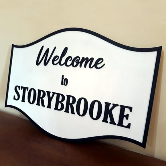 Placa em mdf Welcome To Storybrooke