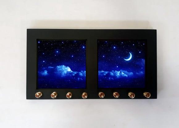 Porta Colar Céu Estrelado
