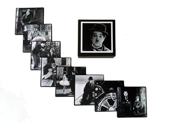 Porta Copos Charles Chaplin
