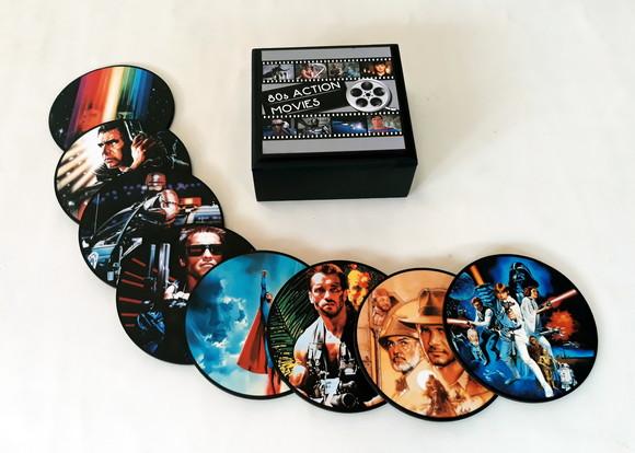 Porta Copos Cinema 80 (action Movies)