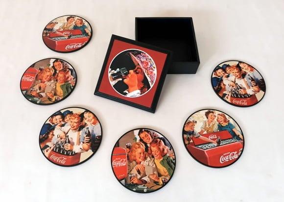 Porta Copos Coca Cola Propaganda Vintage