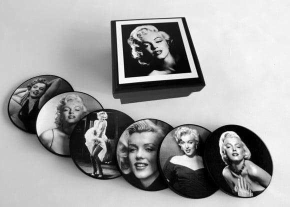 Porta Copos Marilyn Monroe Preto e Branco