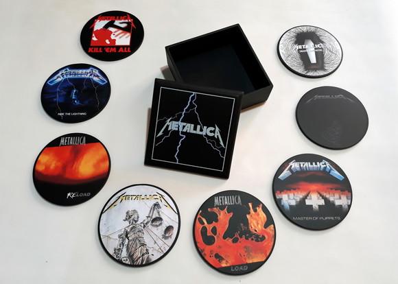 Porta copos Metallica