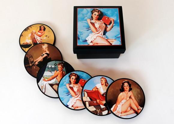 Porta Copos Pinups 01