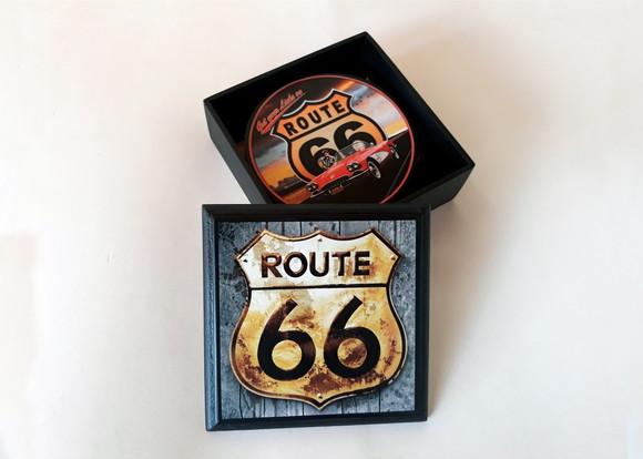 Porta Copos Route 66 001