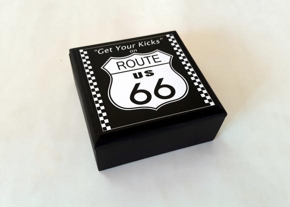 Porta Copos Route 66 002