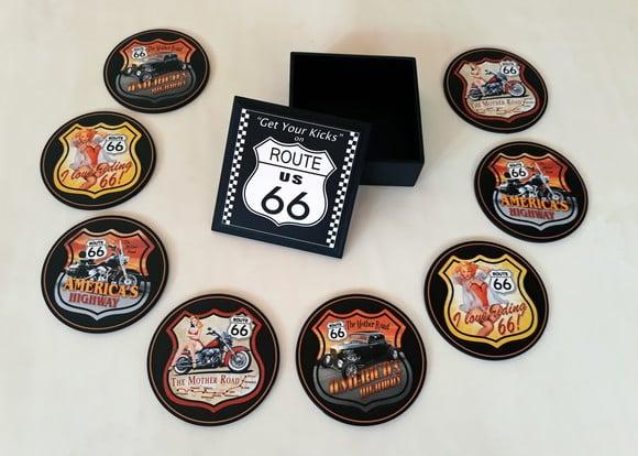 Porta Copos Route 66 002