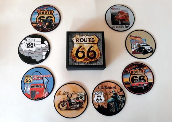 Porta Copos Route 66 001