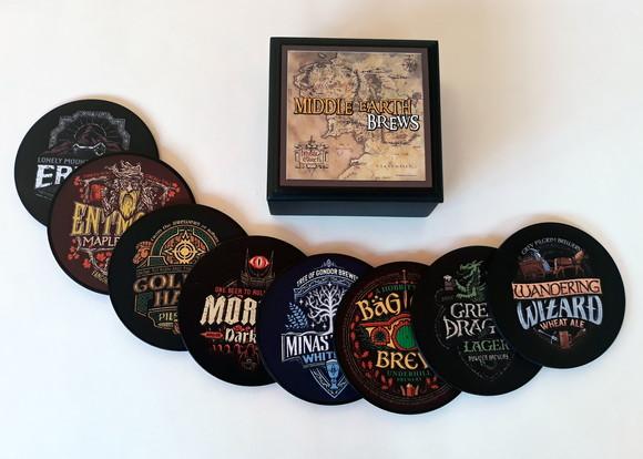 Porta Copos Senhor dos Anéis Cervejas da Terra Média