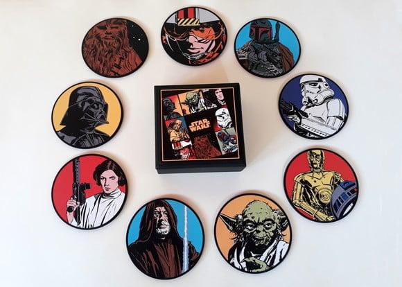 Porta Copos Star Wars Desenho (redondo)