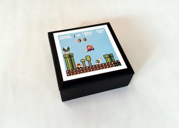 Porta Copos Super Mario Pixel