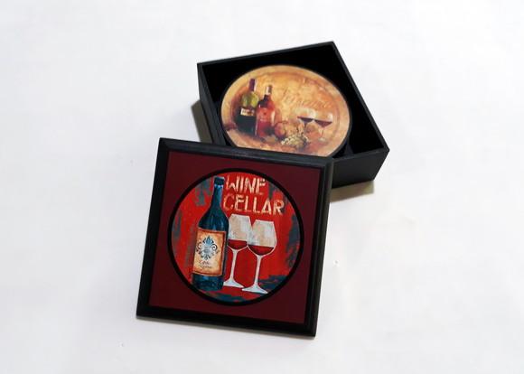 Porta Copos Vinho