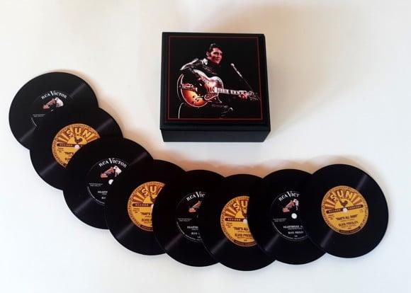 Porta Copos Vinil Single Elvis