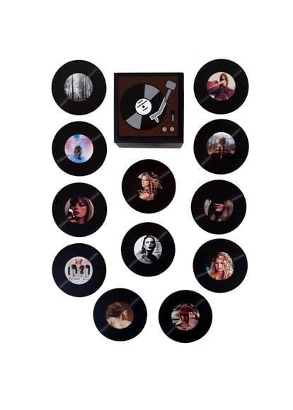 Porta Copos Vinil Single Taylor Swift Capas