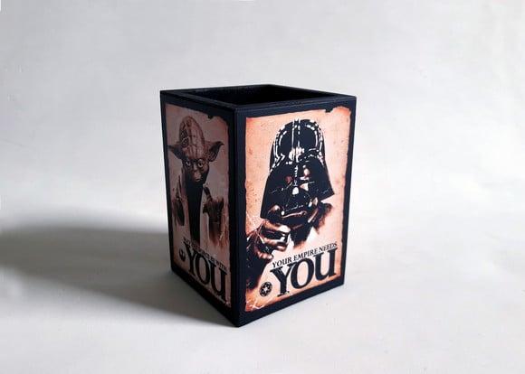Porta Lápis Star Wars Vader e Yoda
