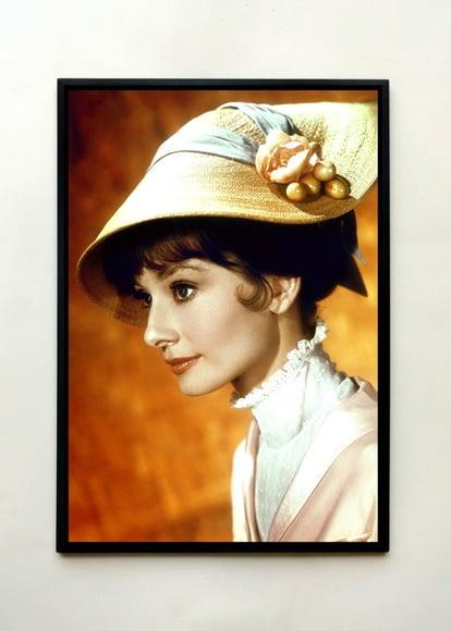 Quadro Audrey Hepburn (chapéu)