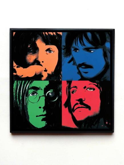 Quadro Beatle S Colorido