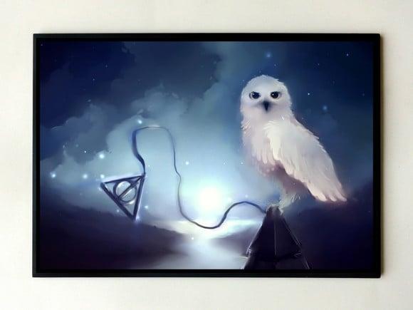 Quadro Harry Potter Edwiges