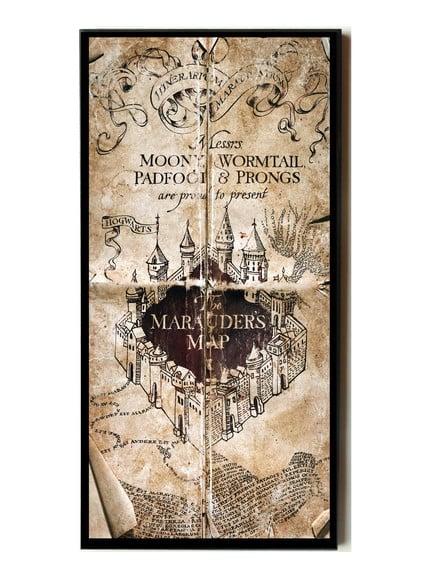Quadro Harry Potter O Mapa do Maroto
