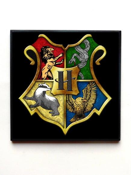 Quadro Harry Potter ( Símbolo Hogwarts )