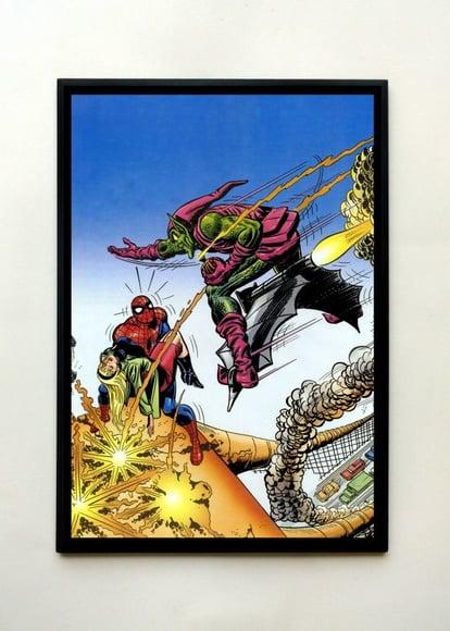 Quadro Homem Aranha x Duende Verde 02