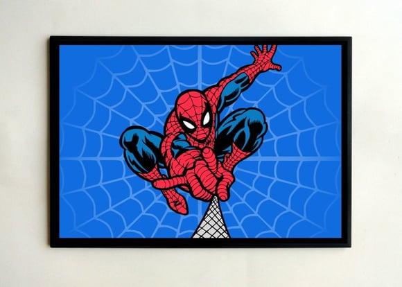 Quadro Homem Aranha (Teia)