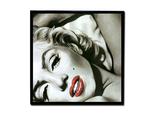 Quadro Marilyn Monroe Batom Vermelho