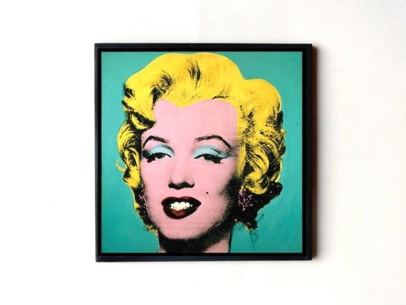 Quadro Marilyn Monroe Pop Art (Verde)