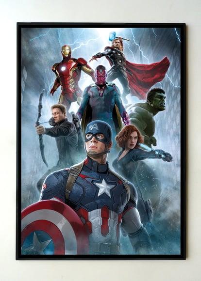 Quadro Os Vingadores (Mod. 001)