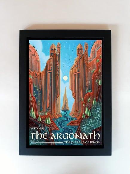 Quadro Senhor dos Anéis Terra Média The Argonath